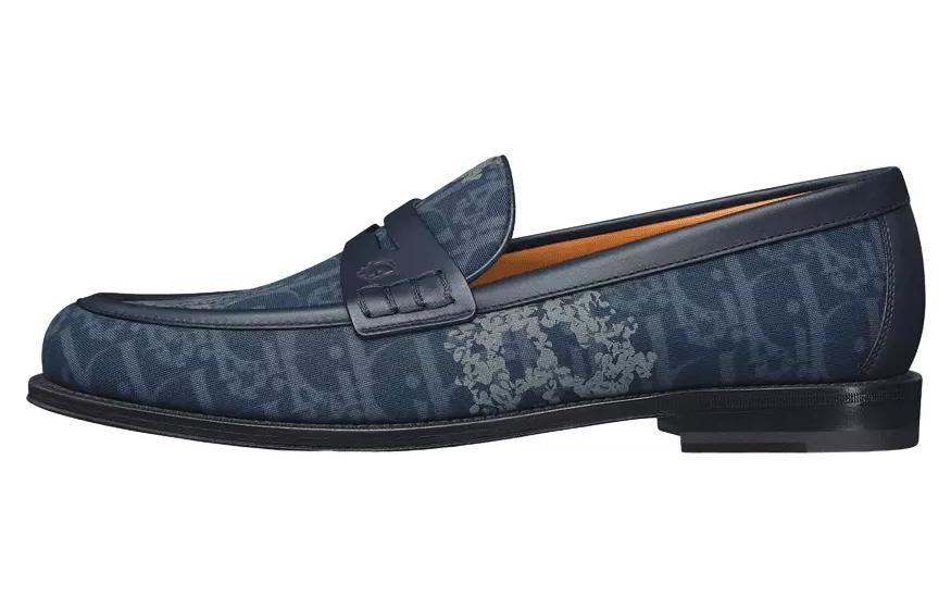 Denim Tears x Dior Granville Loafer 'Dior Tears - Peace Sign' 3LO137ZWZ-H565