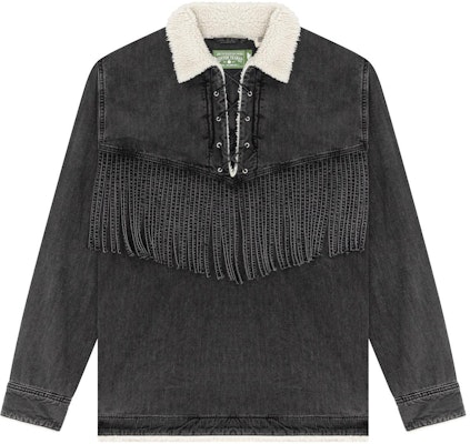 Denim Tears x Levi''s Jaket Denim Fringe Fleece Collar Unisex. A5617-0000 Order Denim Tears x Levi''s Jaket Denim Fringe Fleece Collar Unisex. A5617-0000