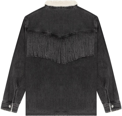 Denim Tears x Levi''s Jaket Denim Fringe Fleece Collar Unisex. A5617-0000 Lookbook Denim Tears x Levi''s Jaket Denim Fringe Fleece Collar Unisex. A5617-0000