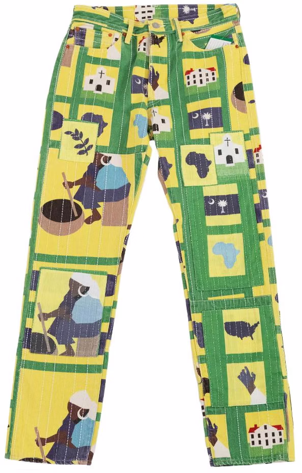 denim-tears-x-levis-fw-22-western-patchwork-vintage-geometric-striped-jeans-green-a15920005