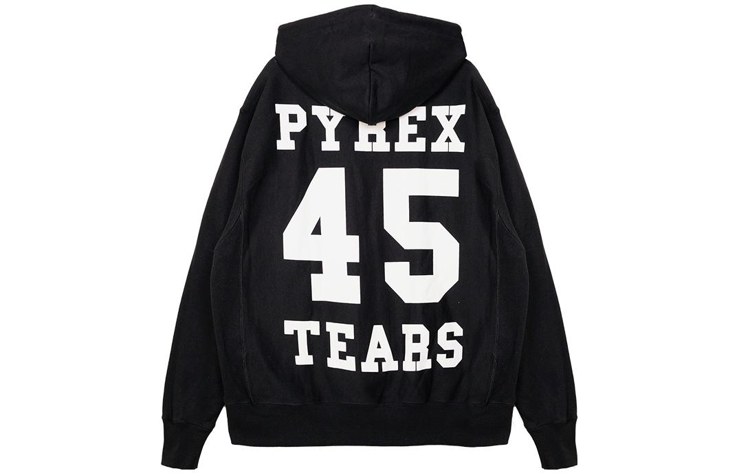 Lookbook Denim Tears x Pyrex Vision FW22 Hoodie Kartun Unisex Hitam. DSCF0890