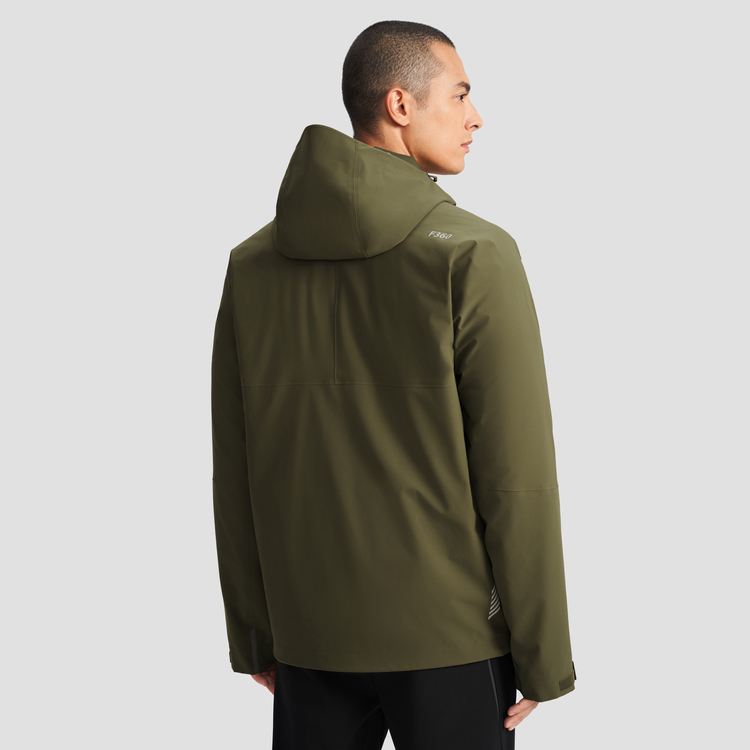 Sizing DESCENTE  3-in-1 Lightweight Down Jacket Running Set. D3431RTT44