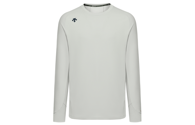 DESCENTE  Breathable Solid Color Crewneck Raglan Long Sleeve T-Shirt D4131RTL42