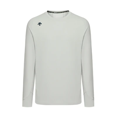DESCENTE Breathable Solid Color Crewneck Raglan Long Sleeve T-Shirt D4131RTL42