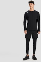 DESCENTE Kaos Lengan Panjang Crewneck Raglan Warna Polos Bernapas D4131RTL42 8