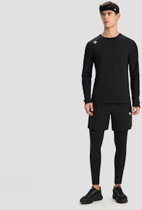 DESCENTE 透气纯色圆领拉格兰长袖T恤 D4131RTL42 8