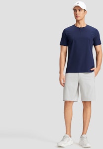 DESCENTE Kaos Pendek Seri Commuting Warna Solid Bernapas D4231DWS81 3