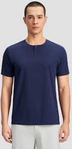 DESCENTE Kaos Pendek Seri Commuting Warna Solid Bernapas D4231DWS81 1