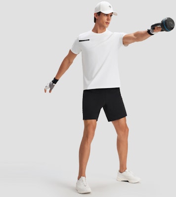 DESCENTE TOUGH Training Series Athletic Gym Short Sleeve T-Shirt. D4331TTS53 Details for DESCENTE TOUGH Training Series Athletic Gym Short Sleeve T-Shirt. D4331TTS53