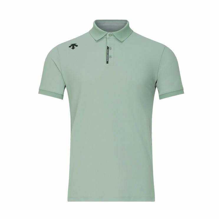 Shop DESCENTE  Training Series UV-Proof Quick-Dry Breathable Polo Shirt D5231TPS54