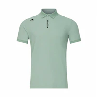 Shop DESCENTE 訓練系列防曬速乾透氣POLO衫 D5231TPS54