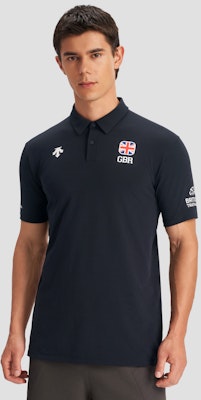 DESCENTE Triathlon Series Short Sleeve Polo Shirt D4311NPS37 Shop DESCENTE Triathlon Series Short Sleeve Polo Shirt D4311NPS37