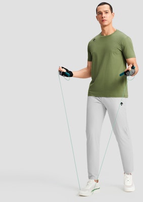 DESCENTE TRICOT 4D Cooling Sun Protection Knit Training Pants. D4231TKP55 Details for DESCENTE TRICOT 4D Cooling Sun Protection Knit Training Pants. D4231TKP55