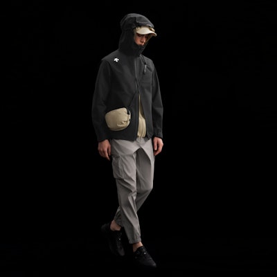 DESCENTE Windproof Waterproof Comfortable Hooded Jacket D4391THJ30 4