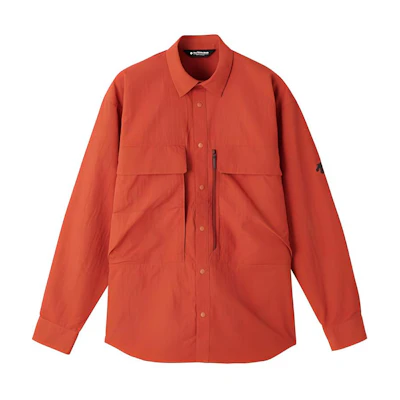 DESCENTE ALLTERRAIN 81 Cordura Waterproof Outdoor Button-Up Long Sleeve Shirt Mens DXG2891