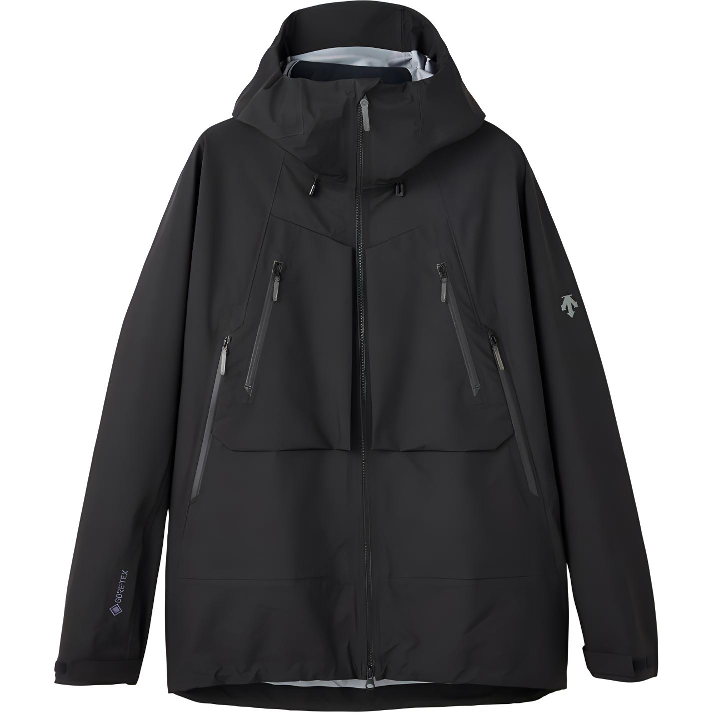 DESCENTE Allterrain 81 Durable Waterproof Windproof Breathable Jacket Black DOMXGC32X