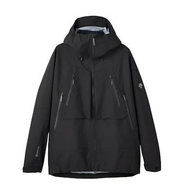 DESCENTE Allterrain 81 Durable Waterproof Windproof Breathable Jacket Black DOMXGC32X