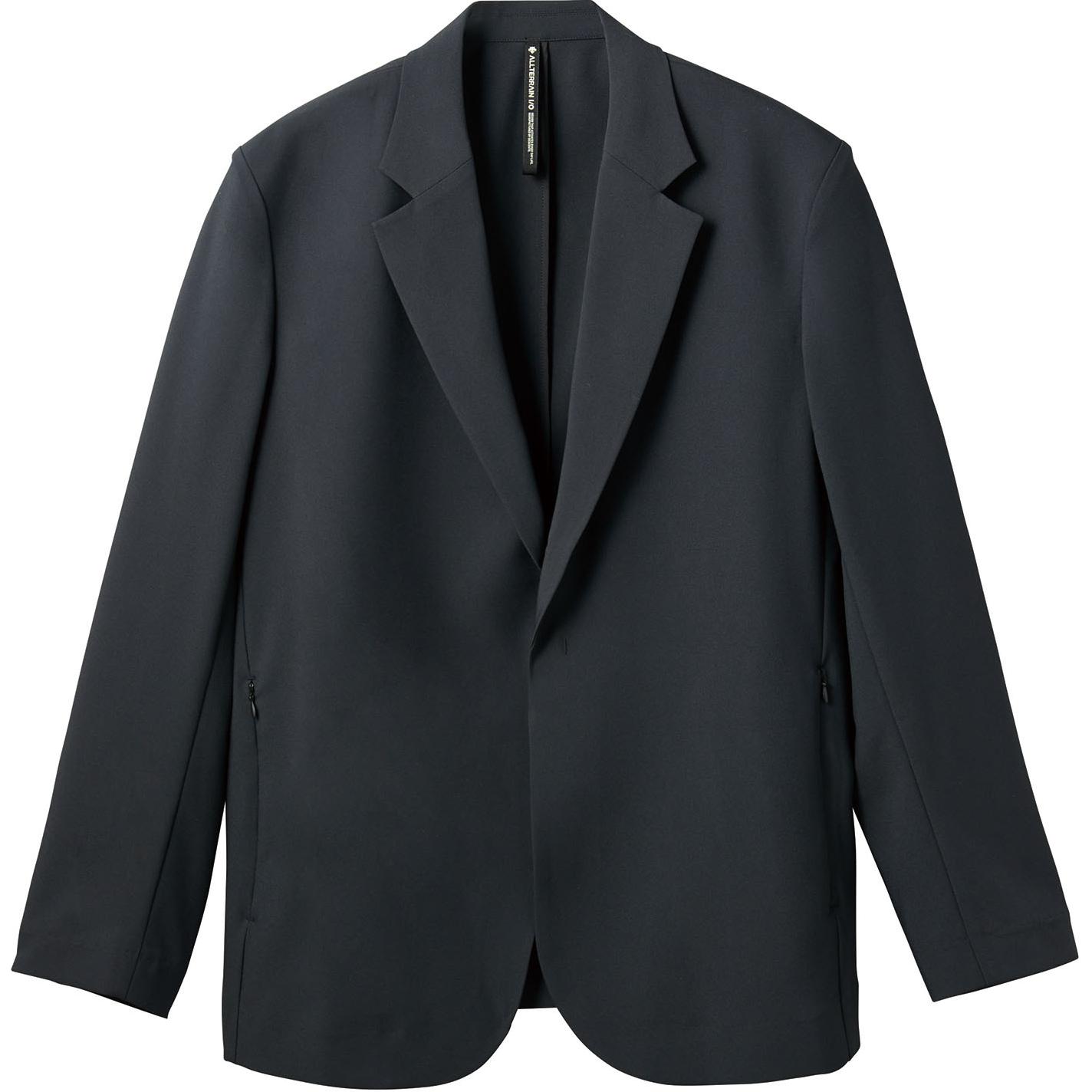 DESCENTE ALLTERRAIN Black Slim Fit Casual Long Sleeve Jacket DLMXGC32X