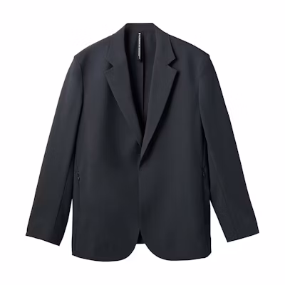 DESCENTE ALLTERRAIN Black Slim Fit Casual Long Sleeve Jacket DLMXGC32X