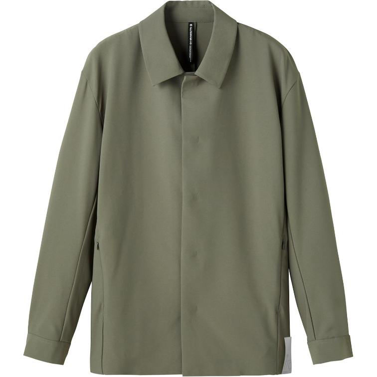 DESCENTE ALLTERRAIN I/O Grey-Green Outdoor Casual Long Sleeve Jacket DLMXGC31