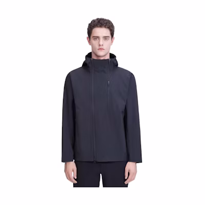 DESCENTE ALLTERRAIN Solid Color Hooded Double-Zip Woven Jacket D2311AJK24
