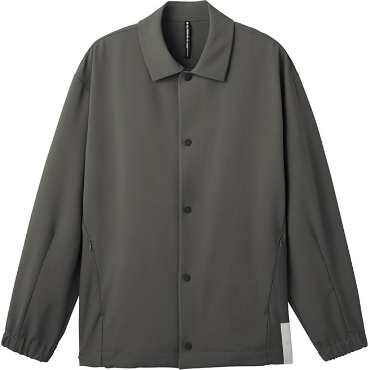 DESCENTE ALLTERRAIN Solid Polo Long Sleeve Jacket - Comfortable & Moisture-Wicking DU4FJKI3M