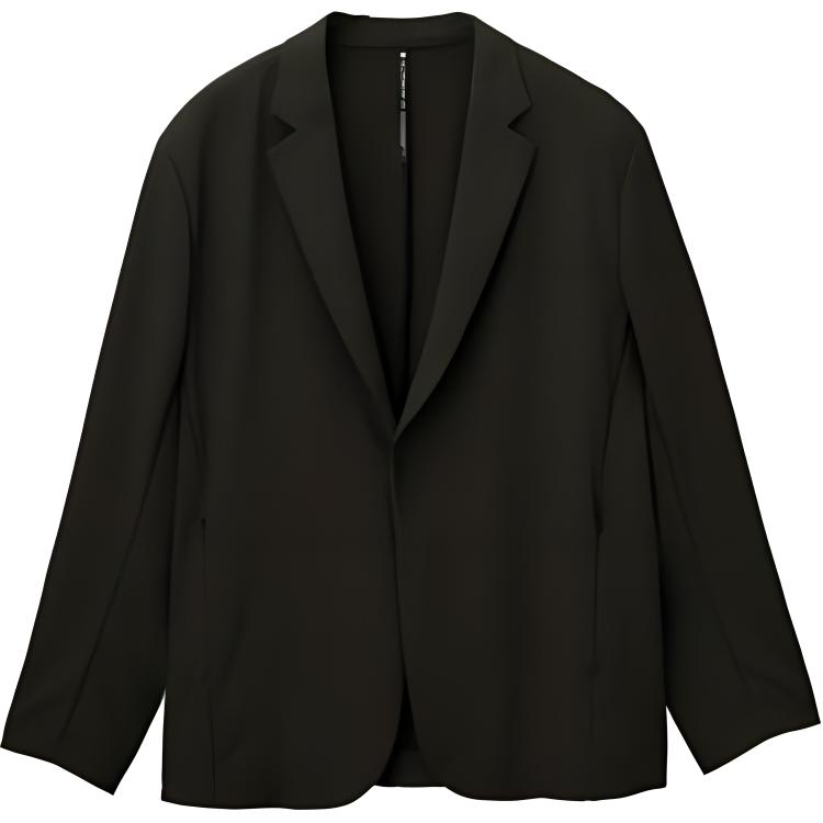 DESCENTE ALLTERRAIN Sweat-Wicking Stretch Slim Fit Solid Long Sleeve Jacket Unisex DLMXGC30X