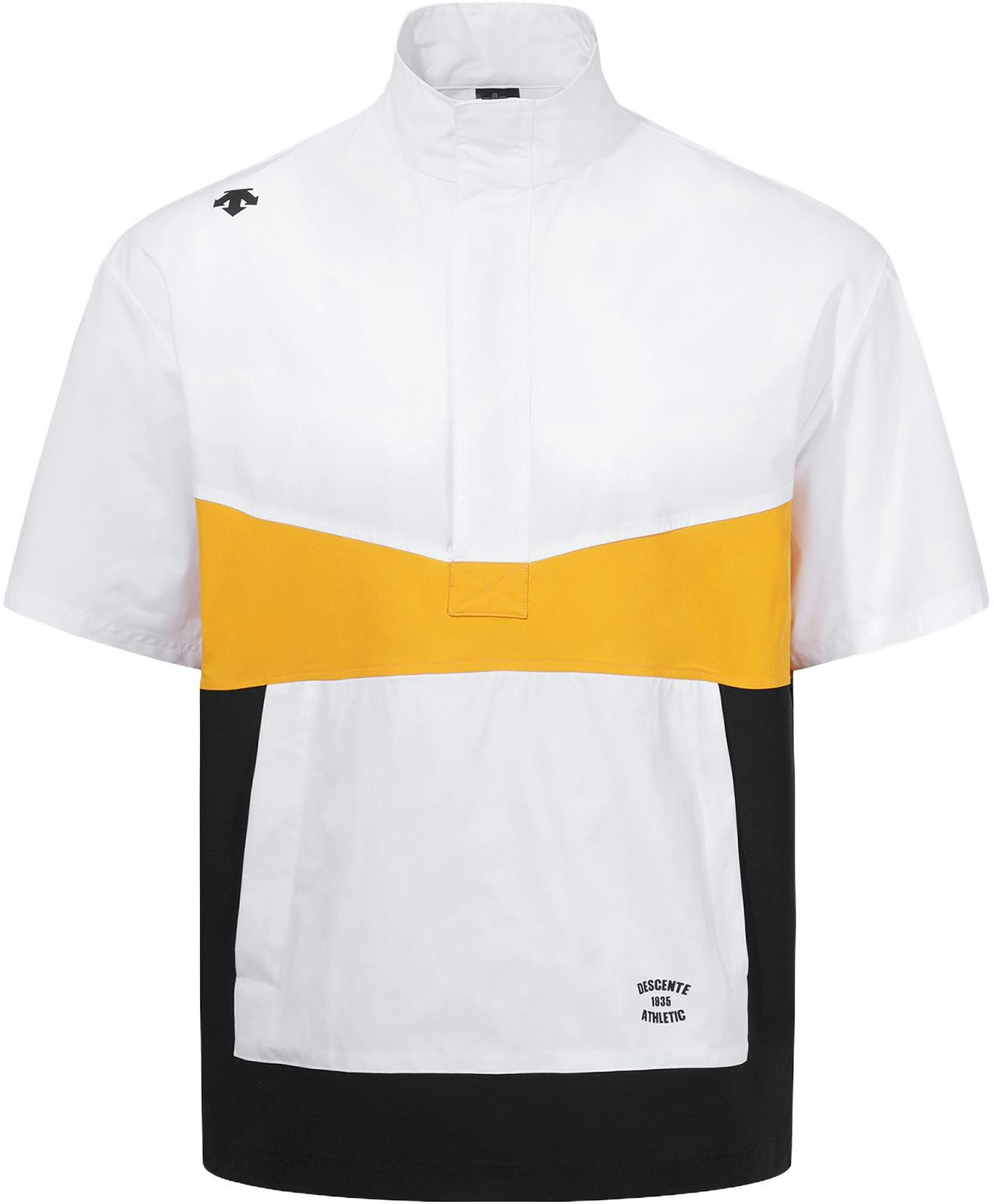 descente-athletic-letter-print-short-sleeve-track-jacket-unisex-white-so-223-tan-42-whbk