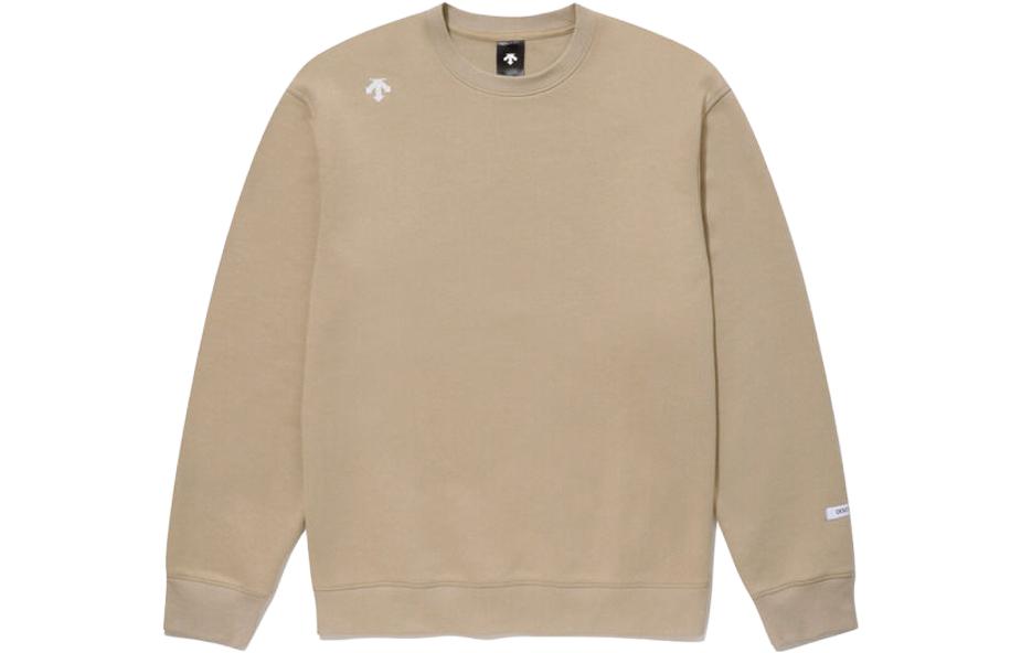 DESCENTE Back Spirit Unisex Crewneck Sweatshirt with Letter Print SO323UHT81