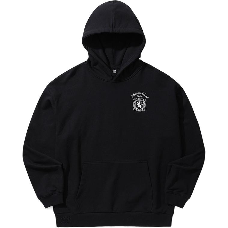 DESCENTE Badge Hoodie Unisex Long Sleeve Sweatshirt ULUWKF21