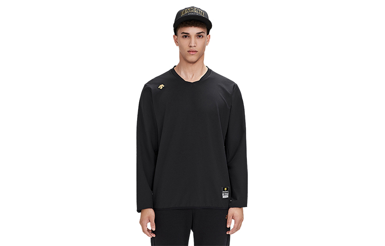 DESCENTE Baseball Colorblock Woven Pullover Sweatshirt Men D1491LJT90