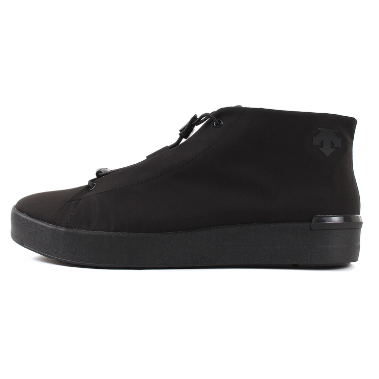 DESCENTE Black Mid-Top Casual Shoes - Waterproof, Durable & Comfortable. DM1VJC30-BK