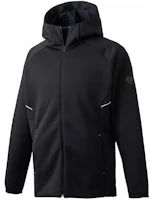 DESCENTE Black Plain Zip Hoodie Jacket DBX-2765-BLK DESCENTE Black Plain Zip Hoodie Jacket DBX-2765-BLK