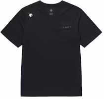 DESCENTE Bleu Unisex Quick-Dry Pocket Tee Short Sleeve - Solid Color Casual SP223UTS41 DESCENTE Bleu Unisex Quick-Dry Pocket Tee Short Sleeve - Solid Color Casual SP223UTS41