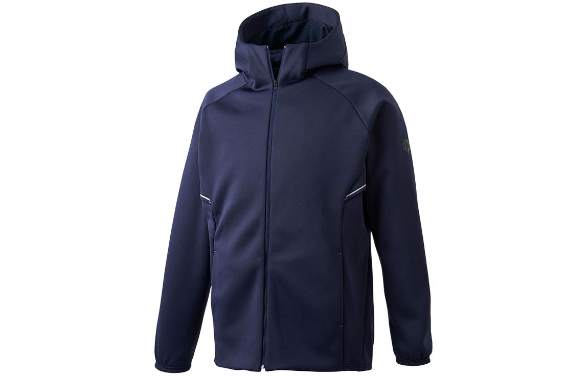 DESCENTE Blue Waterproof Hooded Insulated Jacket DBX-2765-DNVY