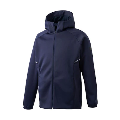 DESCENTE Blue Waterproof Hooded Insulated Jacket DBX-2765-DNVY