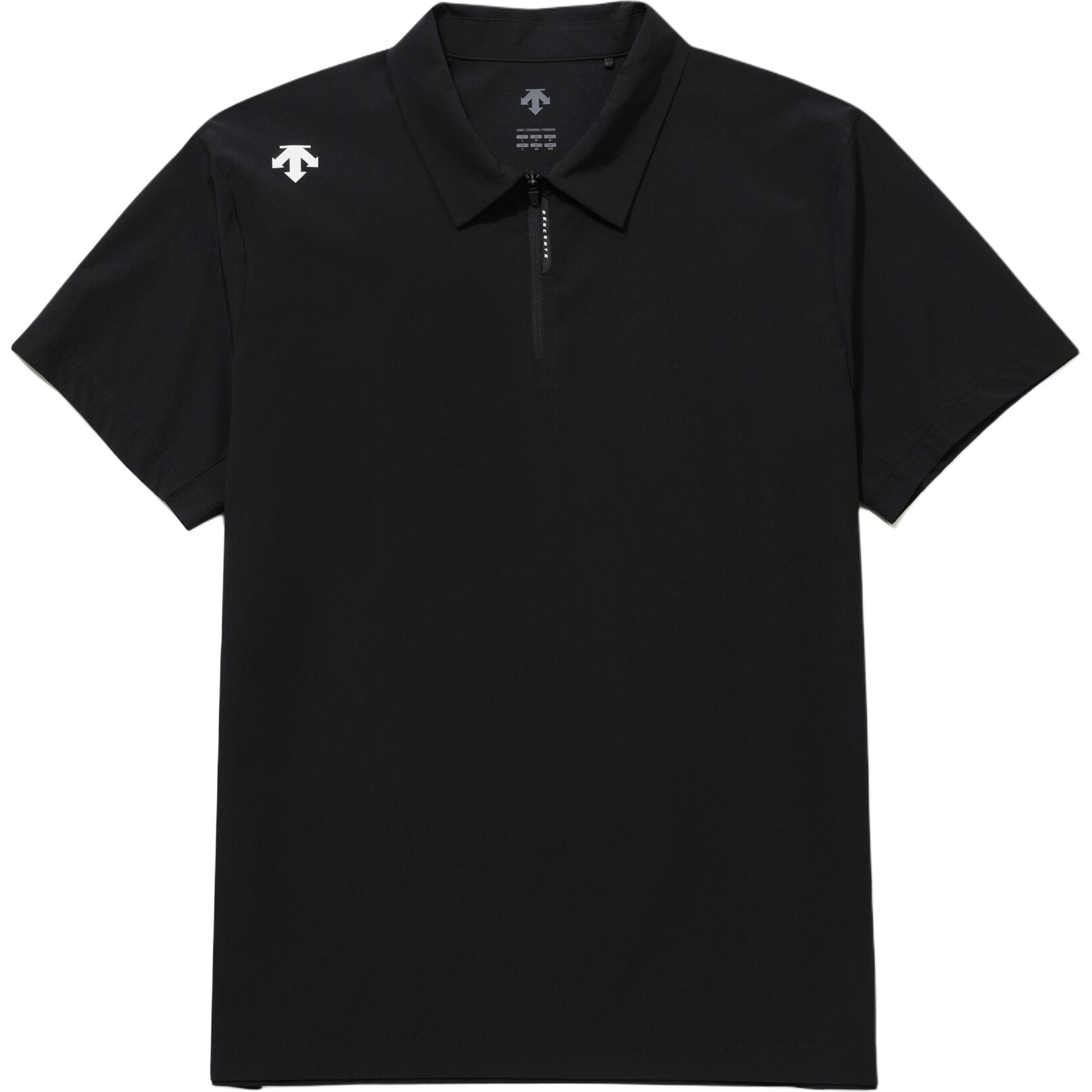 DESCENTE Breathable Training Polo Shirt with Logo Short Sleeve SR211TPS41
