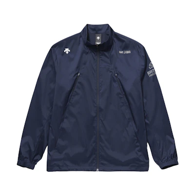 DESCENTE BTF Team Lightweight Zip-Up Logo Print Long Sleeve Jacket - SP221IWB43