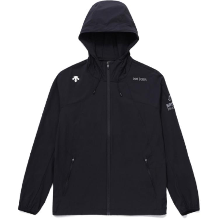 Purchase DESCENTE BTF Team Stretch Jacket with Solid Logo Print and Zip Hoodie SP223IWB41