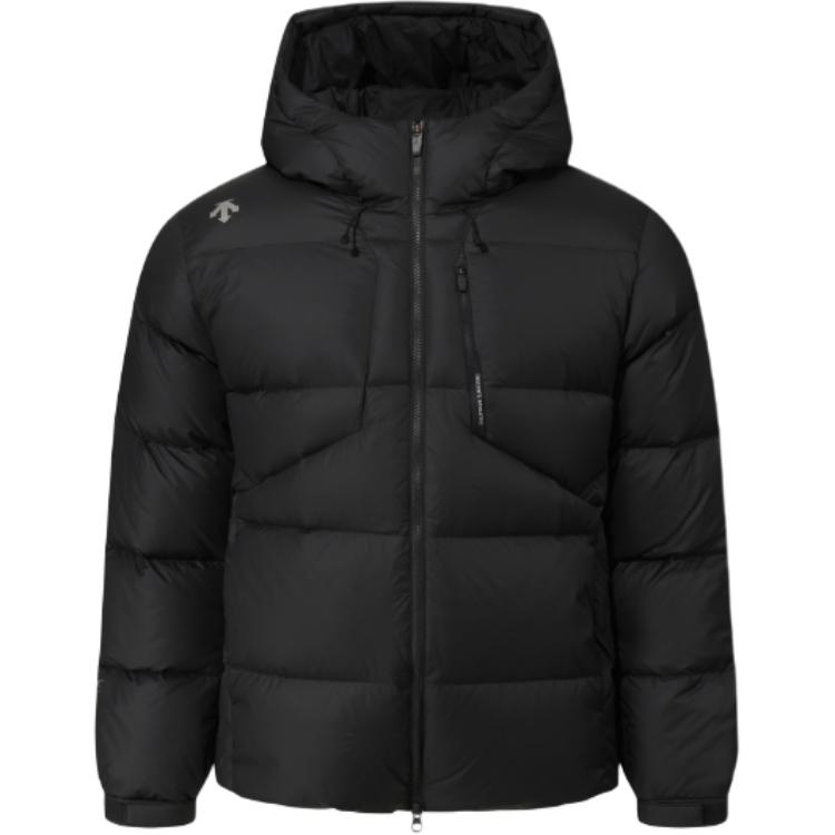 DESCENTE Canon Lite Pertex Logo Short Down Jacket Hooded Zip-up Coat SQ321SDJ94