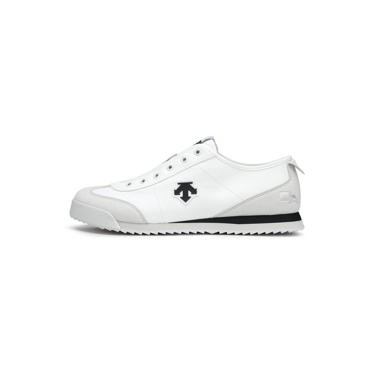 DESCENTE Chron Tempo Classic Retro Low-Top Casual Sneakers White Mens D5231LSN25-WT