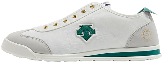 DESCENTE Chron Tempo Slip-On 'White Green' D2223LSNXX-WG DESCENTE Chron Tempo Slip-On 'White Green' D2223LSNXX-WG