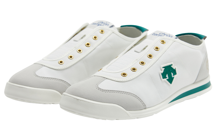 Order DESCENTE Chron Tempo 套腳鞋 '白綠配色' D2223LSNXX-WG