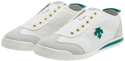 DESCENTE Chron Tempo Slip-On 'Blanco Verde' D2223LSNXX-WG Order DESCENTE Chron Tempo Slip-On 'Blanco Verde' D2223LSNXX-WG