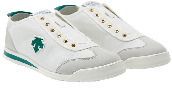 DESCENTE Chron Tempo Slip-On 'White Green' D2223LSNXX-WG Lookbook DESCENTE Chron Tempo Slip-On 'White Green' D2223LSNXX-WG
