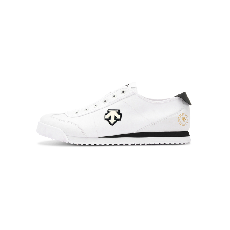 DESCENTE CHRON TEMPO White Low-Top Casual Sneakers for Men - Stylish & Durable D5231LSN1A-BW