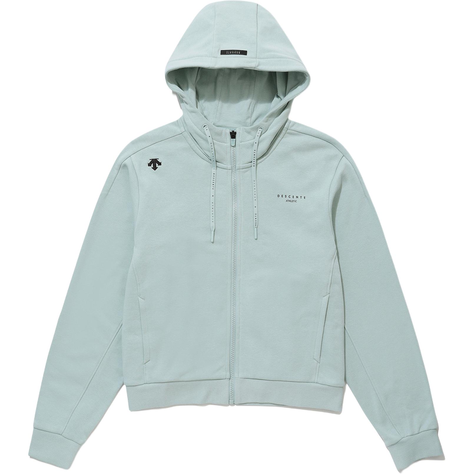 Order DESCENTE Cloud Sweat Logo Hoodie Zip-Up Oversized Unisex Sweatshirt SP323UFT71