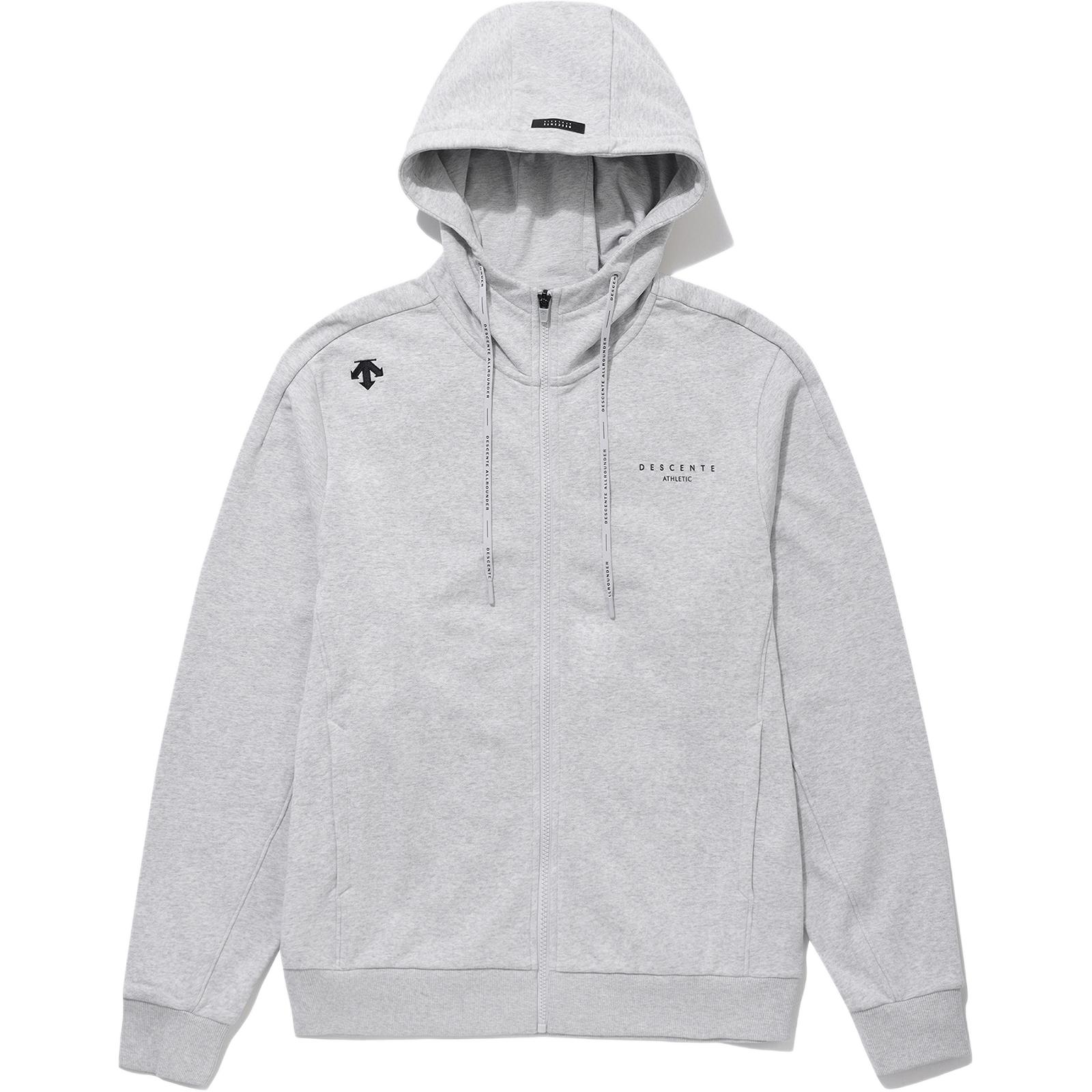 Details for DESCENTE Cloud Sweat Logo Hoodie Zip-Up Oversized Unisex Sweatshirt SP323UFT71