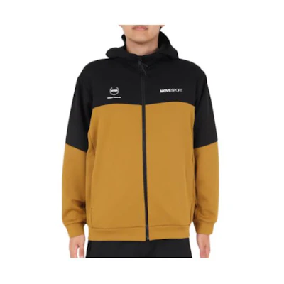 DESCENTE Colorblock Hooded Windproof Zip Jacket DXC2547XBBGBK