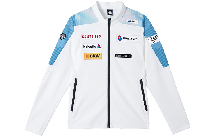 DESCENTE Colorblock Knitted Sports Jacket D2131SFT65